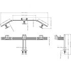 LCD Monitor Arm FAMAR-4513W