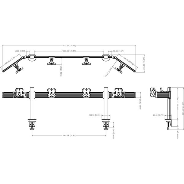 Rail / Toolbar Series FAMTB-4514W