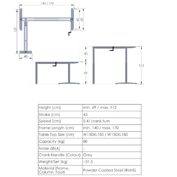 Pedestal FAMHAT-LH23 (L Shape)