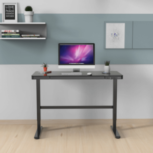 Single motor height adjustable desk