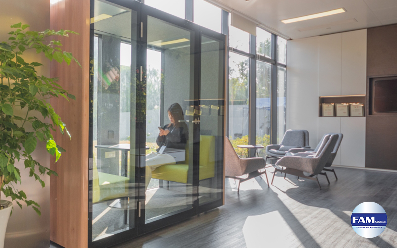 Office soundproof telephone booth