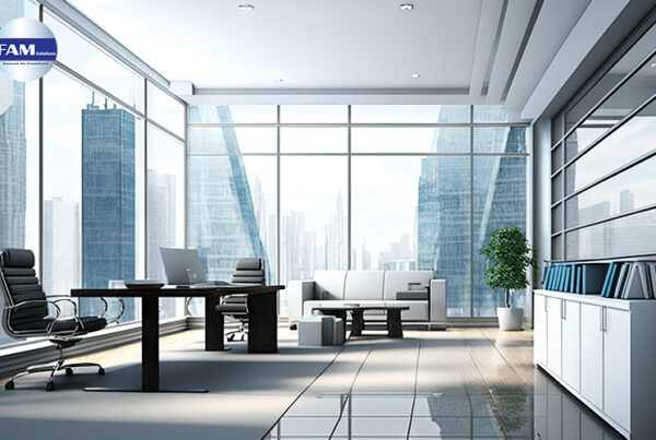 Office with an open design